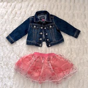 Baby Girl Jean Jacket size 6-9 months.